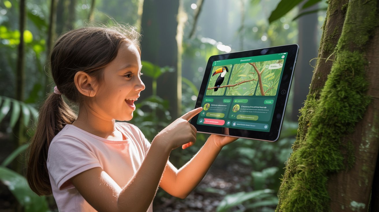 tech activities outdoor for kids​
