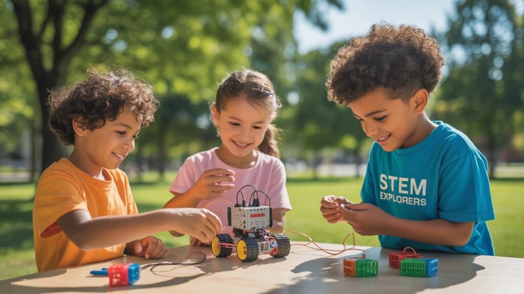 Exciting Benefits of Tech Activities Outdoor for kids