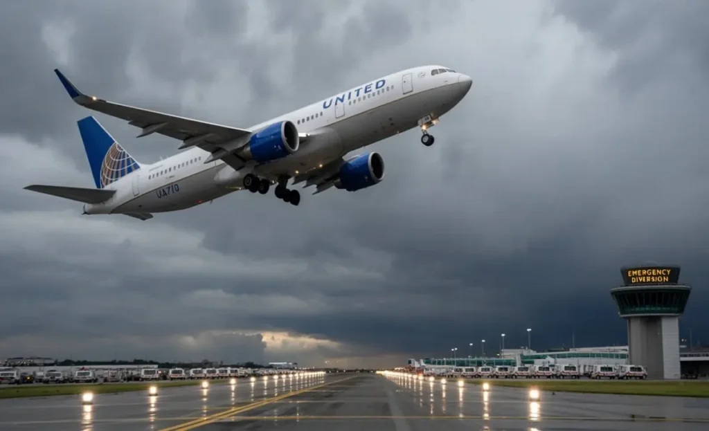 united airlines flight ua770 emergency diversion